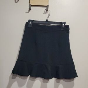 Dazy Black Ruffle-Hem Women's Skirt NWT
